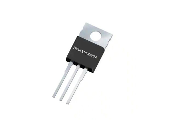 Microplaqueta do circuito integrado dos transistor TO-220-3 dos MOSFETs dos FETs do canal IPP65R190CFD7A de N única