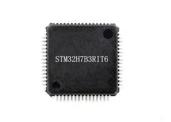 Único microcontrolador MCU da microplaqueta 64LQFP 280MHz do microcontrolador do núcleo STM32H7B3RIT6