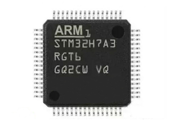 elevado desempenho do microcontrolador MCU 64LQFP de MCUs STM32H7A3RGT6 do córtice do braço 32Bit