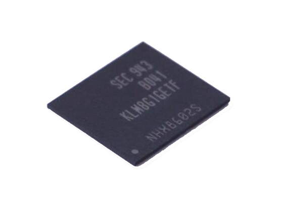Microplaqueta do chip de memória BGA153 IC da microplaqueta KLM8G1GETF-B041 8GB do circuito integrado