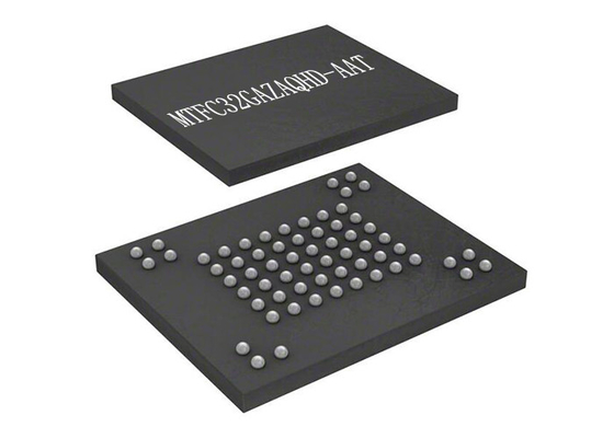 microplaqueta INSTANTÂNEA do circuito integrado de 200MHz MTFC32GAZAQHD-AAT NAND Memory Chip 153VFBGA