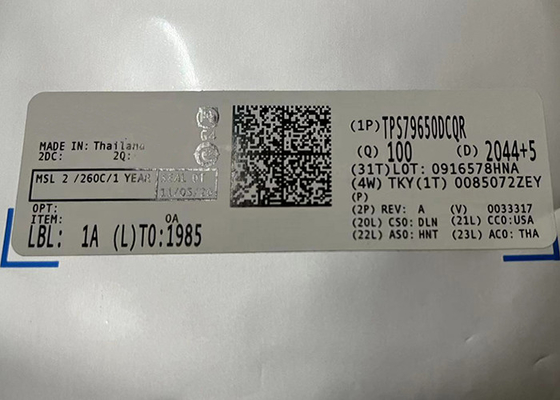 Ruído Ultralow linear dos reguladores 1A da baixa saída da microplaqueta TPS79650DCQR do circuito integrado