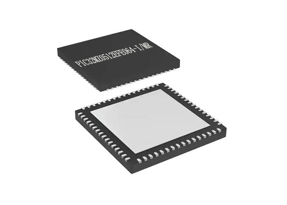 Microplaqueta do microcontrolador do núcleo do microcontrolador MCU PIC32MZ0512EFE064-I/MR 32Bit única