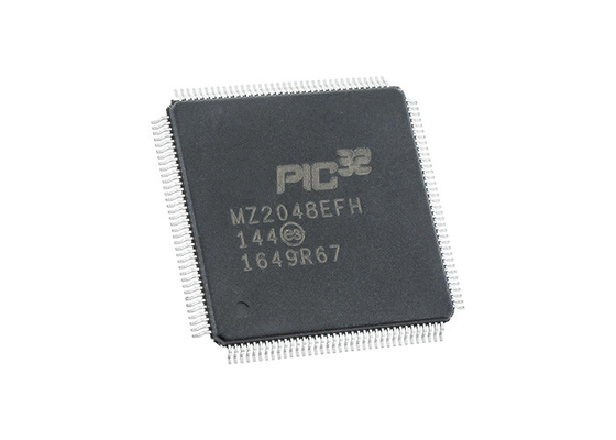 Microcontrolador de superfície IC da montagem do Único-núcleo 200MHz 144-TQFP de PIC32MZ2048EFH144-I/PH