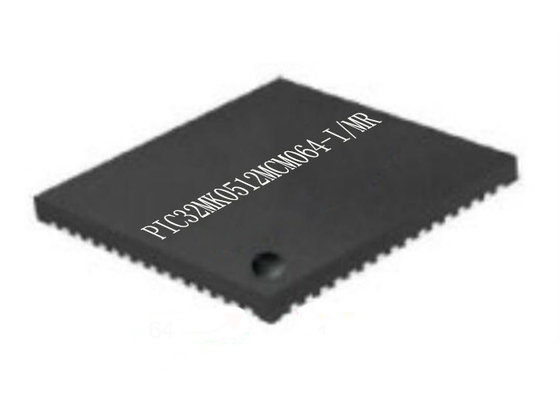 Microplaqueta do microcontrolador do microcontrolador MCU PIC32MK0512MCM064-I/MR Single Core 64QFN