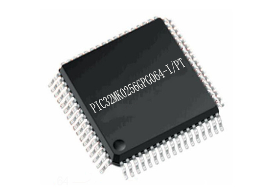 120MHz microplaqueta de IC 64TQFP IC do microcontrolador do microcontrolador MCU PIC32MK0256GPG064-I/PT