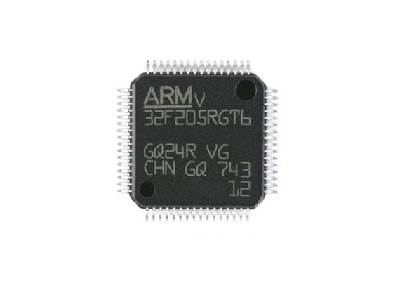 Pacote de 32 bits do Único-núcleo 120MHz 64-LQFP do microcontrolador MCU STM32F205RGT6