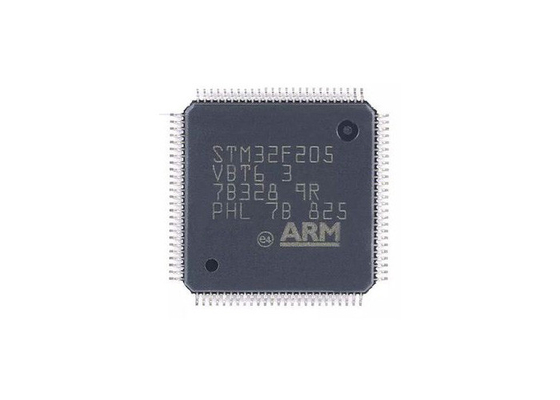 O FLASH 100-LQFP do microcontrolador MCU STM32F205VBT6 encaixou microcontroladores