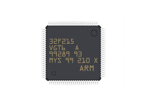 Microcontrolador INSTANTÂNEO IC da montagem da superfície 100-LQFP do microcontrolador MCU STM32F215VGT6