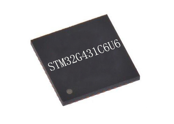 elevado desempenho do microcontrolador MCU 48UFQFN do núcleo STM32G431C6U6 170MHz de 32Bit RISC