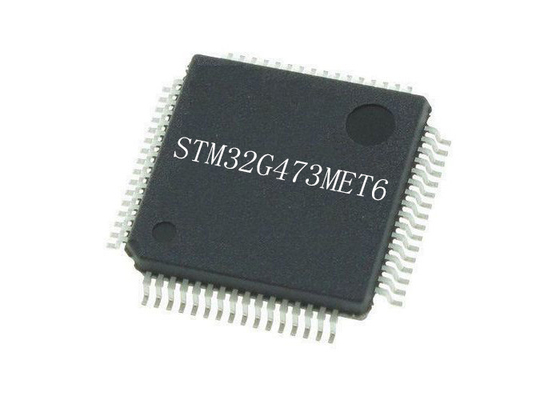 Microcontrolador de superfície MCU 170MHz de 32 bits da montagem STM32G473MET6 do pacote 80-LQFP