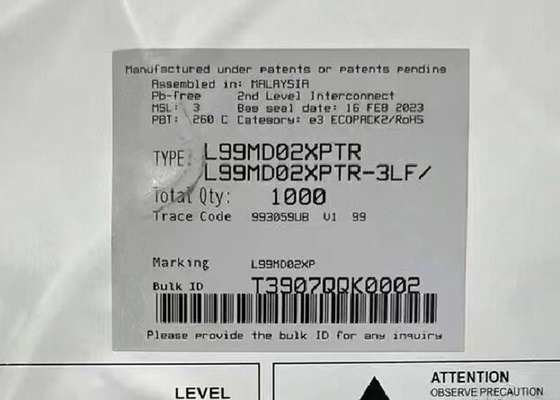 Microplaqueta de Chip 36-PowerBFSOP IC do motorista da ponte da microplaqueta L99MD02XPTR do circuito integrado meia