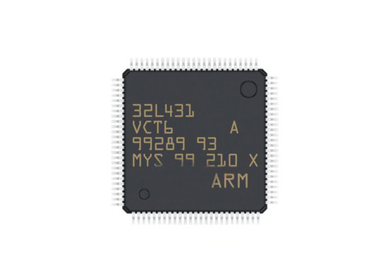 O Ultra-Baixo-poder 256KB 100-LQFP STM32L431VCT6 encaixou o microcontrolador IC