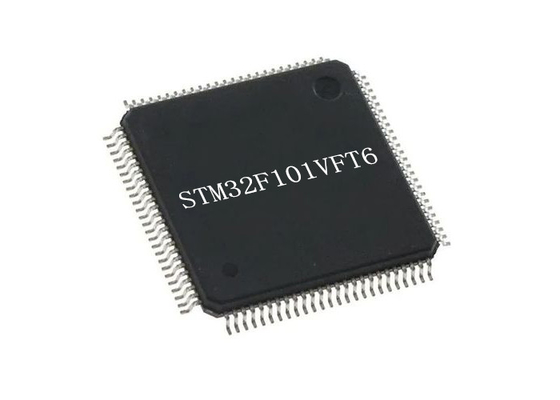 Única microplaqueta do microcontrolador do microcontrolador MCU LQFP100 36MHz do núcleo STM32F101VFT6