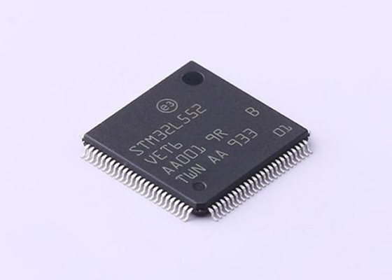 100-LQFP o BRAÇO de superfície Cortex-M33 da montagem STM32L552VET6 encaixou microcontroladores IC