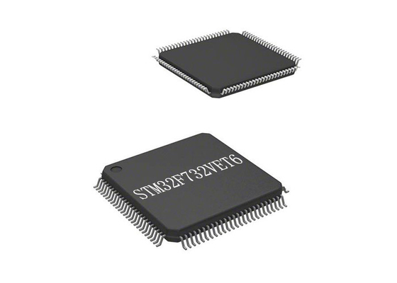 Microplaqueta do microcontrolador do núcleo LQFP100 do microcontrolador MCU STM32F732VET6 32Bit única