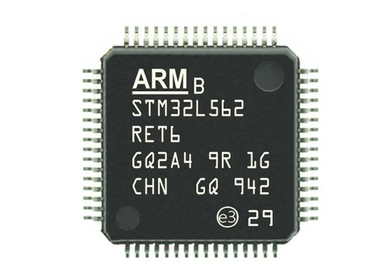 512KB o FLASH STM32L562RET6 encaixou a montagem da superfície dos microcontroladores 64-LQFP