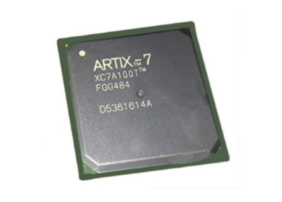 Artix-7 FPGA Chips XC7A100T-1FGG484C 484FBGA Campo Programável Matriz de Porta
