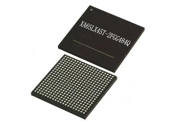 A disposição de porta programável XA6SLX45T-2FGG484Q do campo IC lasca 484-FBGA Spartan-6 LXT XA