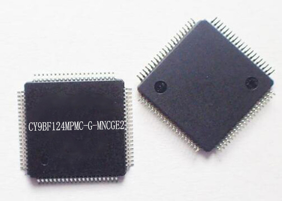 Microplaqueta instantânea do microcontrolador MCU LQFP80 288KB IC do BRAÇO Cortex-M3 CY9BF124MPMC-G-MNCGE2
