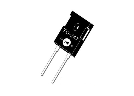 Diodos da microplaqueta TO-247-2 do circuito integrado de Schottky MSC020SDA120B do carboneto de silicone