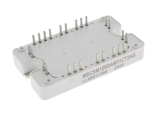 Módulo de poder automotivo 4000Vrms do MOSFET dos módulos MSCSM120DAM11CT3AG de IGBT sic