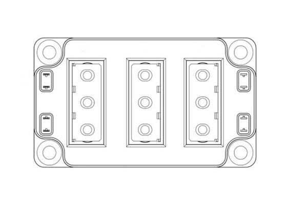 Módulos IGBT automotivos MSCSM170DUM039AG Matrizes MOSFET de fonte comum de 2 canais