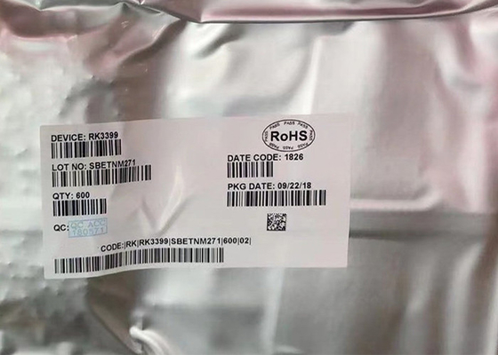 Processador FCBGA-828 SOC de uso geral do núcleo 64Bit da microplaqueta RK3399 6 do circuito integrado