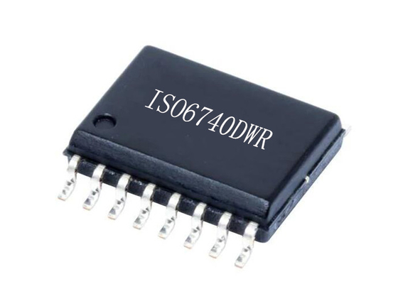 4 microplaqueta 16-SOIC do circuito integrado dos isoladores ISO6740DWR 50Mbps de Digitas do canal