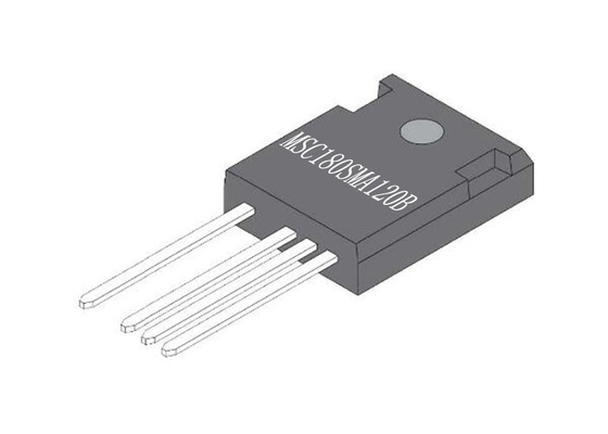Transistor TO-247-4 do MOSFET da microplaqueta MSC180SMA120B 1200V do circuito integrado sic