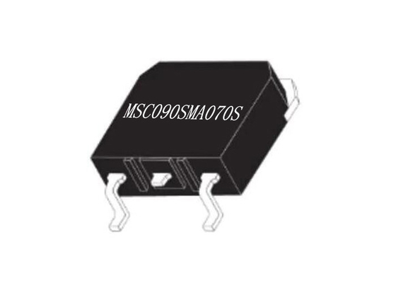 Transistor TO-268-3 do MOSFET da microplaqueta MSC090SMA070S 700V do circuito integrado sic