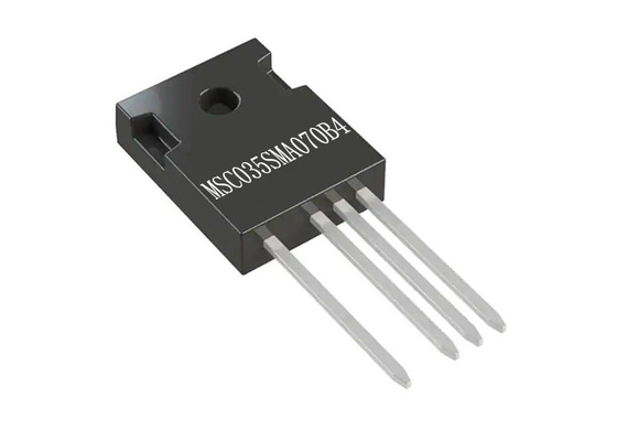 Carboneto de silicone dos MOSFETs TO-247-4 do N-canal da microplaqueta MSC035SMA070B4 do circuito integrado