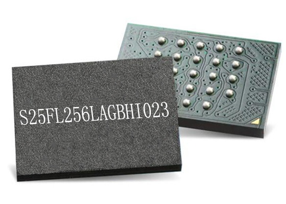 Flash da microplaqueta S25FL256LAGBHI023 FL-L do circuito integrado NEM chip de memória 256Mbit