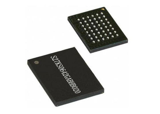 IC de memória Chip S27KS0642GABHB020 24-FBGA Pseudo SRAM Memória IC 200MHz