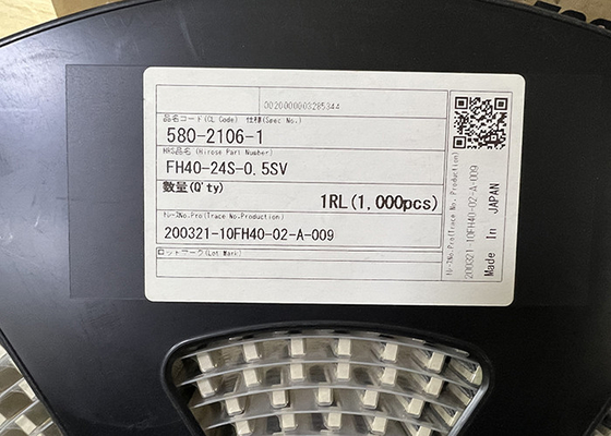 Conectores flexíveis lisos da posição da microplaqueta 24 do circuito integrado de FH40-24S-0.5SV