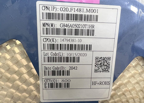 Circuito integrado Chip Tubes And Wire Housings de G846A050210T1HR SMD