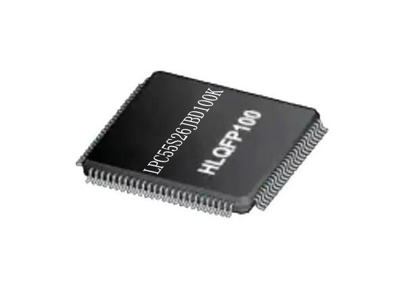 O microcontrolador 256KB instantâneo lasca o microcontrolador MCU 100-LQFP de LPC55S26JBD100K