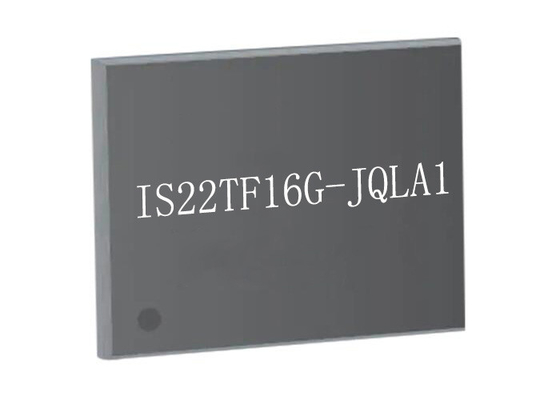Microplaqueta INSTANTÂNEA 128Gbit do circuito integrado de NAND Memory IC IS22TF16G-JQLA1 100-LFBGA