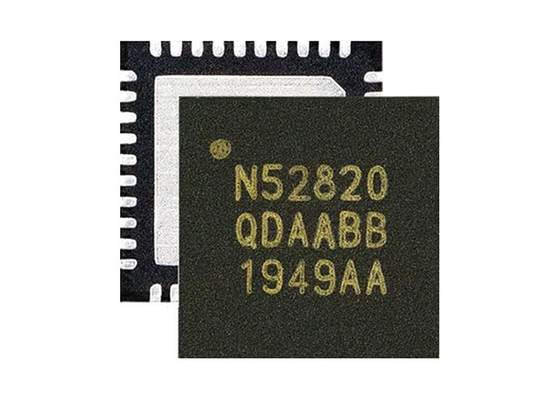 o transceptor BT de 2.4GHz RF lasca NRF52820-CFAA-D-R7 44-UFBGA
