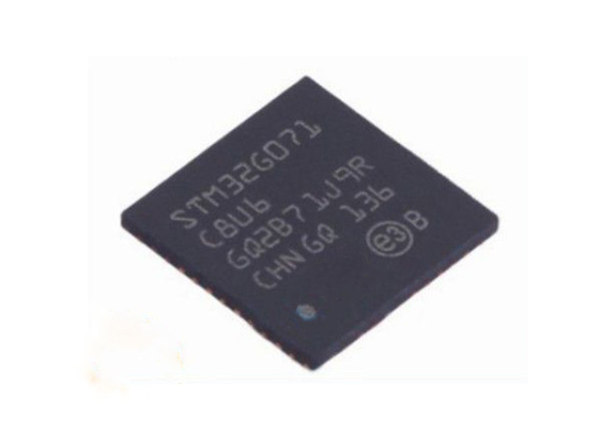 O Único-núcleo STM32G071C8U6 de 32 bits encaixou o pacote de IC 48-UFQFN dos microcontroladores
