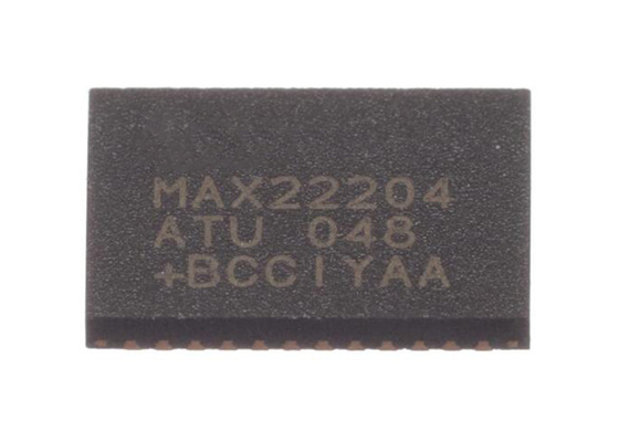 Ponte deslizante do motorista 38-WFQFN do motor de Chip MAX 22204ATU+ do circuito integrado meia