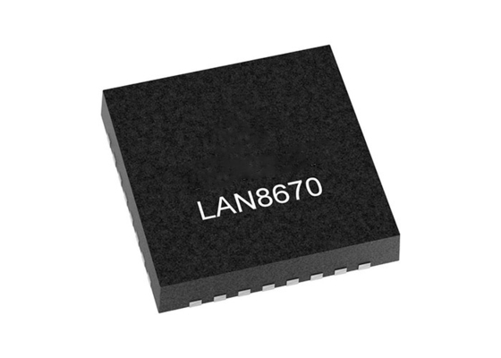 Transceptor IC 32-VQFN dos ethernet PHY de Chip LAN 8670B1-E/LMX do circuito integrado