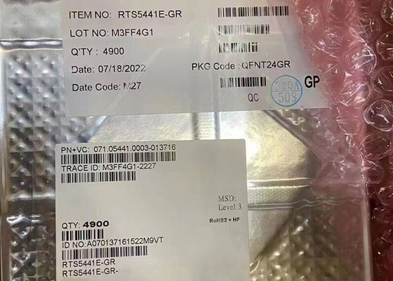 Chip de circuito integrado RTS5441E-GR USB Tipo-C PD Controlador IC 10Gbps QFN Pacote