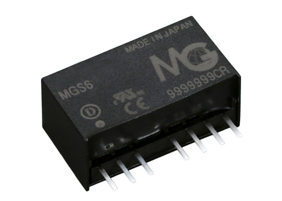MGS62415 Módulo isolado montado no quadro, conversores de corrente contínua 7-SIP