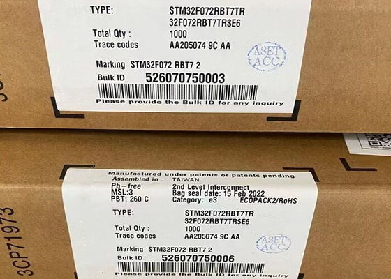 STM32F072R8T7 IC de microcontrolador incorporado de 32 bits de núcleo único 48MHz 64KB