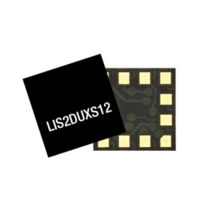 Sensor IC LIS2DUXS12TR Acelerômetro inteligente de 3 eixos de ultra baixa potência