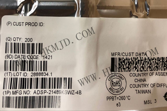 Microcontrolador MCU ADSP-21489KSWZ-4B Processadores de sinal digital de alta performance de quarta geração