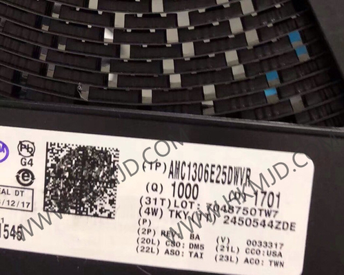Chip de circuito integrado AMC1306E25DWVR 16b CMOS módulo isolado em série 8-SOIC