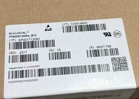 Módulos IGBT para automóveis FF600R12ME4B72 Half Bridge 1200V Chassis Mount 1200A 20mW Módulo IGBT