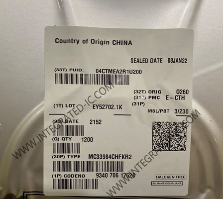MC33984CHFKR2 Circuito Integrado Chip Load Drivers Interruptores de Distribuição de Potência IC